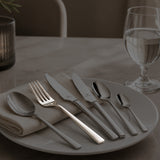 Tenedor de Mesa Acero Inoxidable 18/10 Brillo Espejo 20-22 cm Set 12 Piezas Alexandria Idurgo