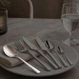 Cuchara de Mesa Acero Inoxidable 18/10 Brillo Espejo 20-22 cm Set 12 Piezas Alexandria Idurgo