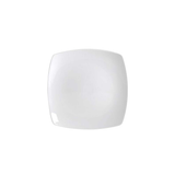Plato Cuadrado Loza Blanca Strada Stratus Set 24 Piezas