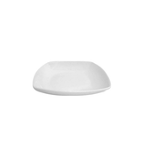 Plato Cuadrado Loza Blanca Strada Stratus Set 24 Piezas