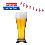 Set 6 Piezas Vaso de Cerveza Garza Vidrio 415 ml Pasabahce