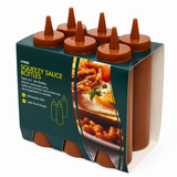 Botella Dispensadora Salsas Plástico 240 ml Sunnex (Set 6 Piezas)