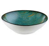 Bowl Porcelana Decorada Madera 18x16.5 cm 470 ml Madera Vago Mint Bonna