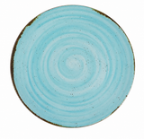 Plato de Pan Porcelana Rústico Azul 16 cm Costa Verde