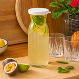 Botella de Vidrio con Tapa Fonte 1200 ml Almacenamiento de Líquidos LAV