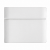 Plato Bajo Porcelana Blanca 27x32 cm Api Guy Degrenne