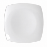 Plato Cuadrado Loza Blanca 18 cm Strada Stratus