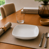 Plato Hondo Loza Blanca 25 cm Strada Stratus