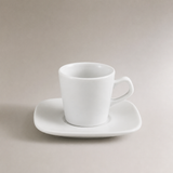 Taza Té Porcelana con Platillo 200 ml Tetra Schmidt (Set 6 Piezas)