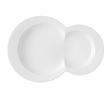 Plato Buffet Porcelana Eclipse 35x24 cm Costa Verde
