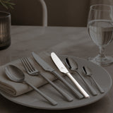 Cuchillo de Mesa Acero Inoxidable 18/10 Brillo Espejo 22-23 cm Set 12 Piezas Alexandria Idurgo