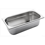 Recipiente Gastronorm Acero Inoxidable 1/3 10 cm 4 Litros Genérico