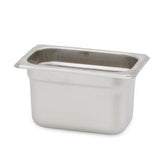 Recipiente Gastronorm Acero Inoxidable 1/9 10 cm 0,8 Litros Genérico