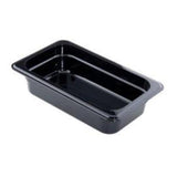 Recipiente Gastronorm Policarbonato Negro 1/4 6,5 cm 1,7 Litros Aco