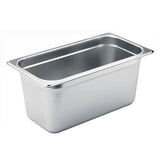 Recipiente Gastronorm Acero Inoxidable 1/3 15 cm 5,3 Litros Genérico