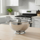 Colador de Pie con Asas Acero Inoxidable 36 cm Sunnex