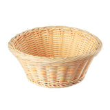 Panera de Ratán Polipropileno Redonda Beige 18,5 x 7,5 cm Sunnex