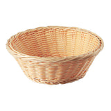 Panera de Ratán Polipropileno Redonda Beige 20,5 x 7,5 cm Sunnex