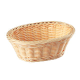 Panera Cesta Ratán Polipropileno Ovalada 18,5 x 13,5 x 7,5 cm Beige Sunnex
