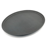 Bandeja Garzón Ovalada Fibra de Vidrio Antideslizante Negra 67 x 56 cm Sunnex