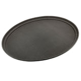 Bandeja Garzón Ovalada Polipropileno Antideslizante Negra 67 x 56 cm Sunnex