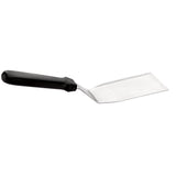 Espátula para Hamburguesa Acero Inoxidable Flexible Mango Negro 13 x 8 cm Sunnex