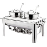 Chafer Buffet Edinburgh Acero Inoxidable 2 Baños María 4 L c/u Sunnex