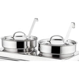 Chafer Buffet Edinburgh Acero Inoxidable 2 Baños María 4 L c/u Sunnex