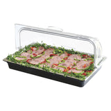 Chafer Recipiente GN 1/1 con Cúpula Roll-Top Negro Acero Inoxidable Sunnex