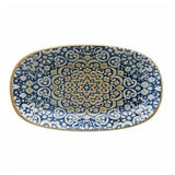 Plato Ovalado Porcelana Aspecto Oriental 24x14 cm Alhambra Bonna