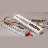 Cuchillo Verduras Forjado Acero Inoxidable Mango Roble 9 cm Norden Tres Claveles