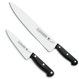 Set Cuchillos Cocina Uniblock Acero Inoxidable 13-30 cm Tres Claveles (2 Piezas)