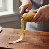 Pelador de Frutas y Verduras Acero Inoxidable Mango Polipropileno Tres Claveles