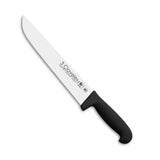 Cuchillo Carnicero Acero Inoxidable Mango Negro Certificación NSF 22 cm Tres Claveles
