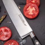 Cuchillo Forjado Francés Acero Molibdeno Vanadio Mango POM Negro 20 cm Tres Claveles