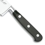Cuchillo Forjado Francés Acero Molibdeno Vanadio Mango POM Negro 25 cm Tres Claveles