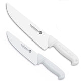 Set Cuchillos Hoja Ancha Acero Molibdeno Vanadio 18-27 cm Tres Claveles (2 Piezas)