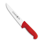Set Cuchillos Carnicero Acero Inoxidable Mango Rojo 20-26 cm Tres Claveles (2 Piezas)