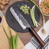 Cuchillo Verduras Osaka Usuba Acero Inoxidable Mango Granadillo 18 cm Tres Claveles