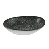 Bowl Oval Porcelana Fina Negro Meteorito 9.5x7.5 cm 50 ml Cosmos Vago Bonna