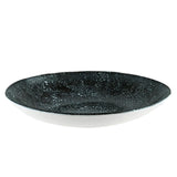 Plato Hondo Porcelana Negro Meteorito 26x24.5 cm 790 ml Cosmos Vago Bonna