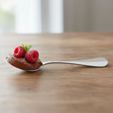 Cuchara para Postre Acero Inoxidable 18/10 13,3 cm Grosor 2,5 mm Set 12 Piezas Baguette