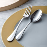 Cuchillo de Mesa Acero Inoxidable 18/10 Brillo Espejo Set 12 Piezas Baguette Idurgo