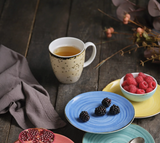 Tazón Porcelana Rústico Blanco 330 ml 9 cm Costa Verde (Set 6 Piezas)