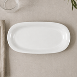 Azafate Porcelana Blanca Opera 47x19 cm Costa Verde