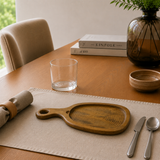 Tabla de Presentación Madera Noble Bonna Piuma 42 x 25 cm Irregular