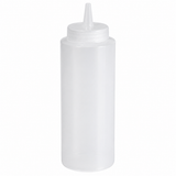 Botella Dispensadora Salsas Polietileno Transparente 355 ml Browne (Set 6 Piezas)
