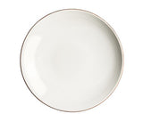 Plato Hondo Porcelana Blanca Borde Rústico 28 cm 1700 ml Retro Bonna