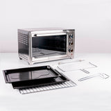 Horno Eléctrico Oven Master Interior Acero Inoxidable 45 L EasyWays