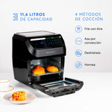 Freidora de Aire Air Fryer Plus 4 en 1 Freír Asar Hornear Deshidratar 11,6 L EasyWays